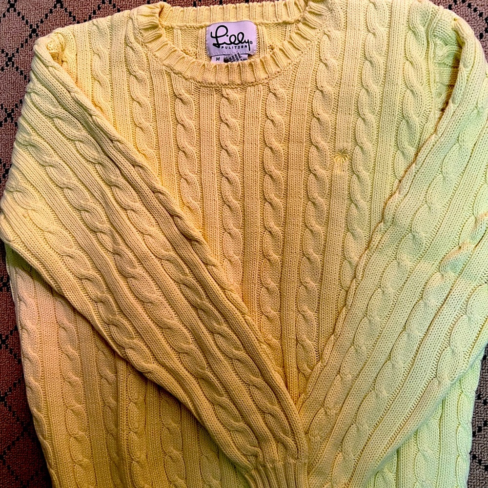 Women’s cable sweater